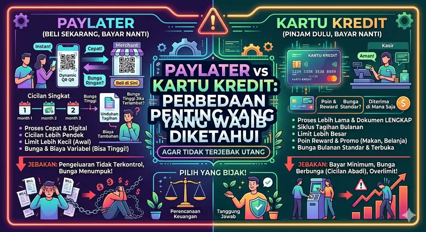 Paylater vs Kartu Kredit